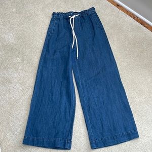 NWT Loft Wide Leg Denim Pant